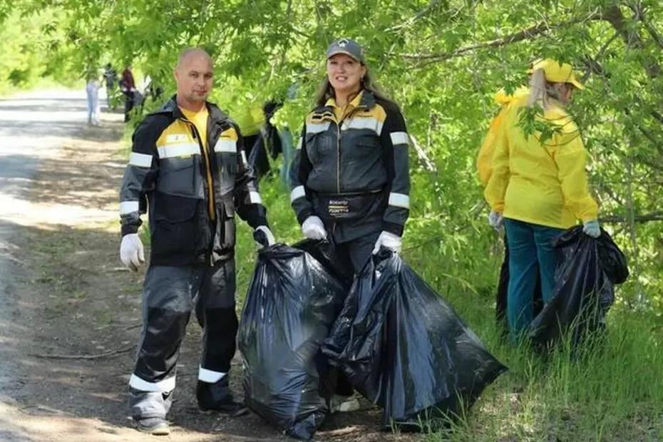 Итог Дня Волги - 50 куб. метров мусора Итог Дня Волги - 50 куб. метров мусора