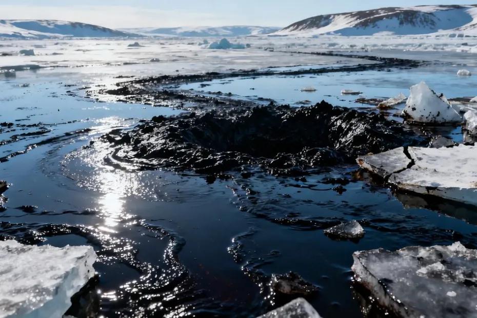 Учёные из Тольятти создали &laquo;магнитную губку&raquo; для быстрой очистки нефти в Арктике