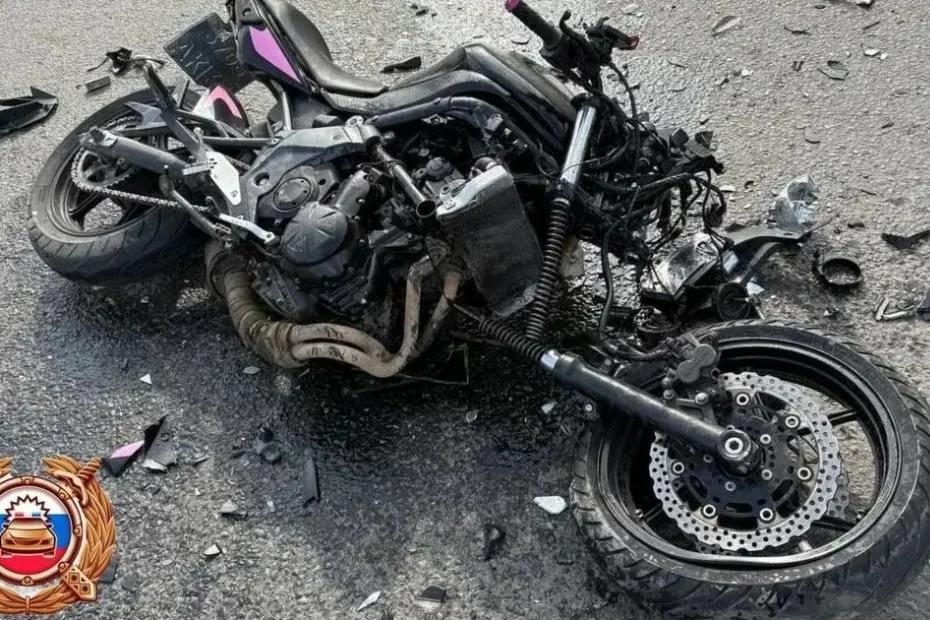 В Самаре произошло ДТП с мотоциклом Kawasaki на Красноглинском шоссе