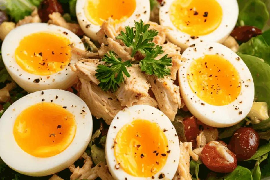 Осень - время свёклы: обалденный и полезный салат с яйцами и курицей