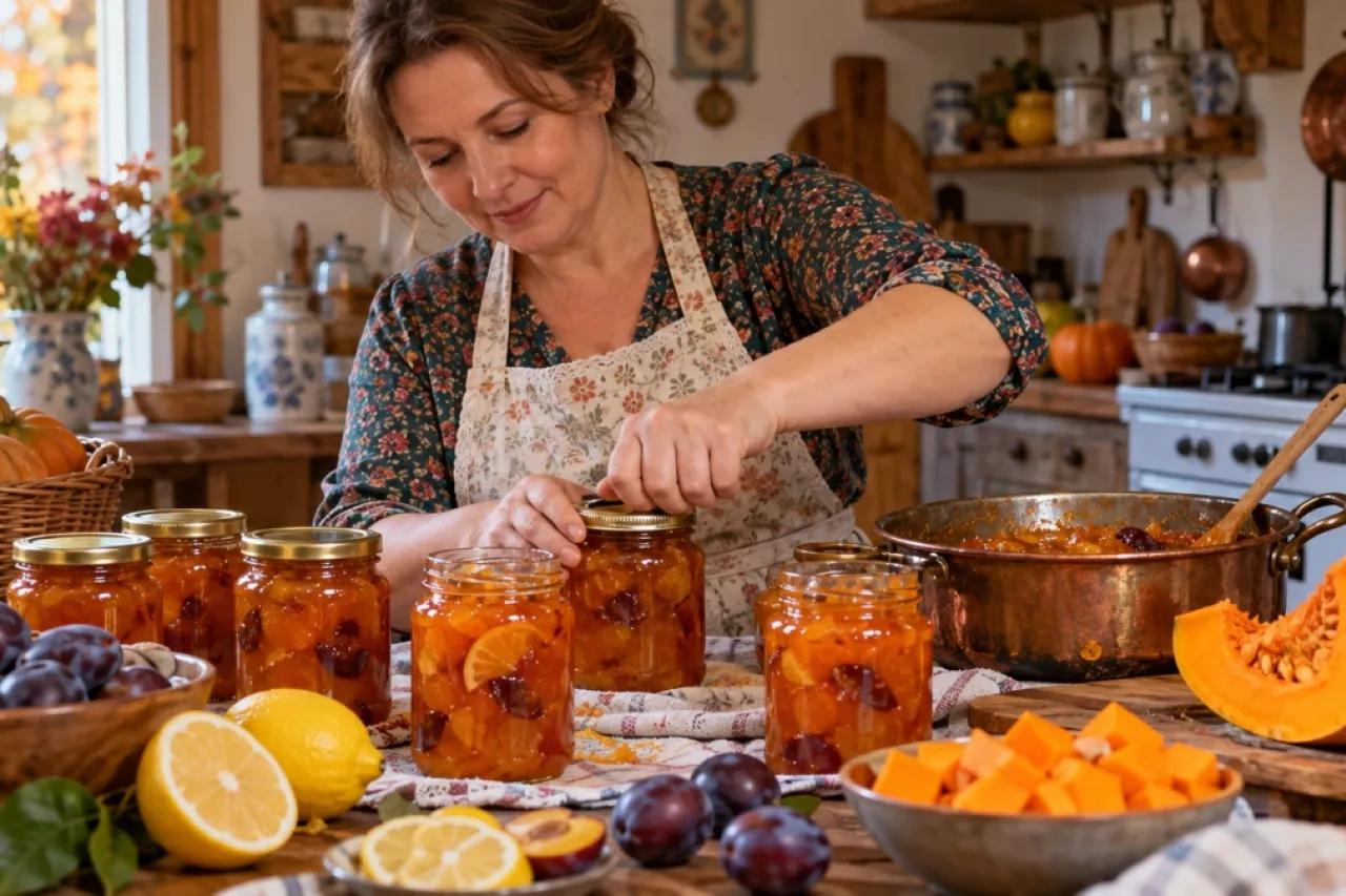 Закатала тыкву со сливой и лимоном - и зимой не нарадуюсь: вкус ярче любого магазинного варенья