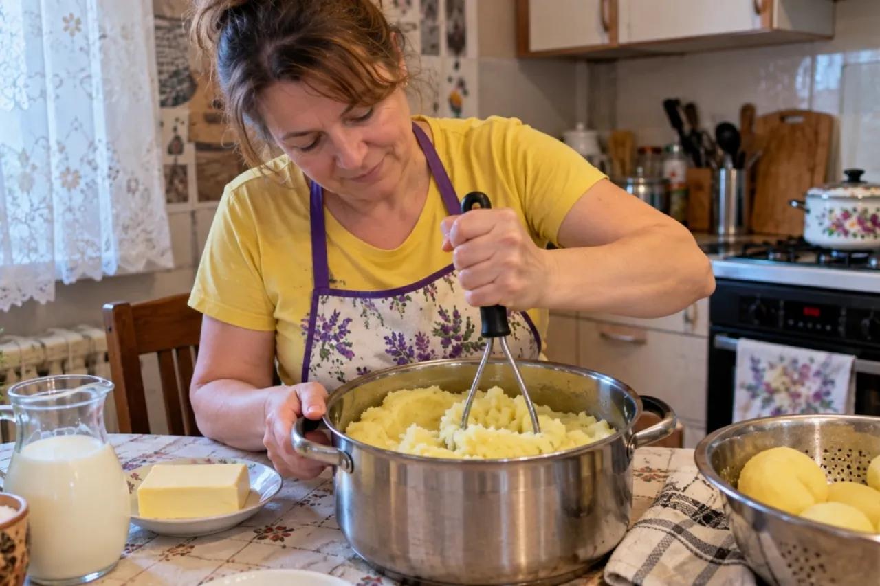 Пюре любит не молоко и не сливки, а этот продукт: 2 ложки в кастрюлю - получается воздушным, как облако
