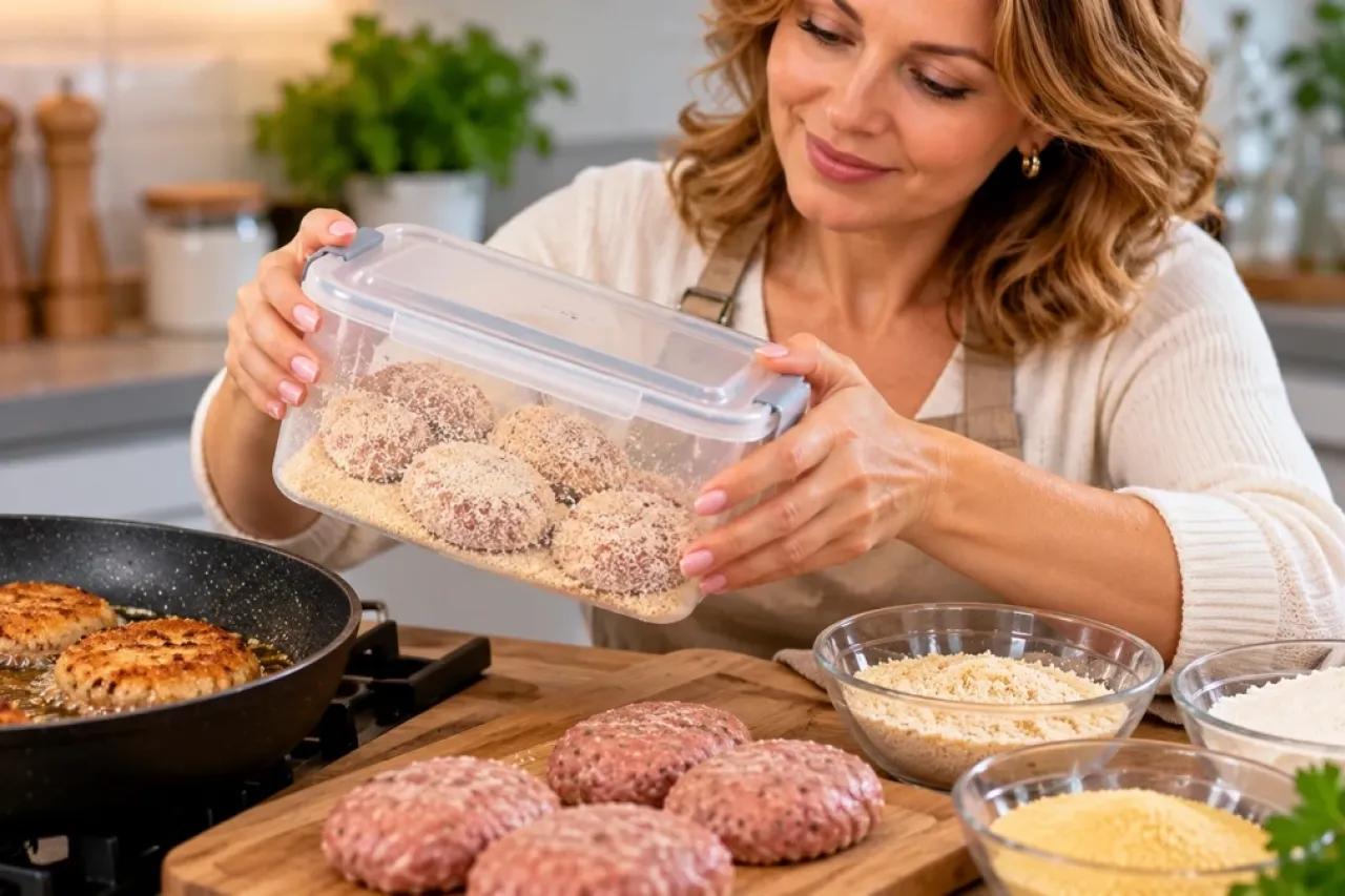 Не в муке, не в сухарях: как вкусно панировать котлеты и не пачкать руки - 4 способа для хрустящей корочки