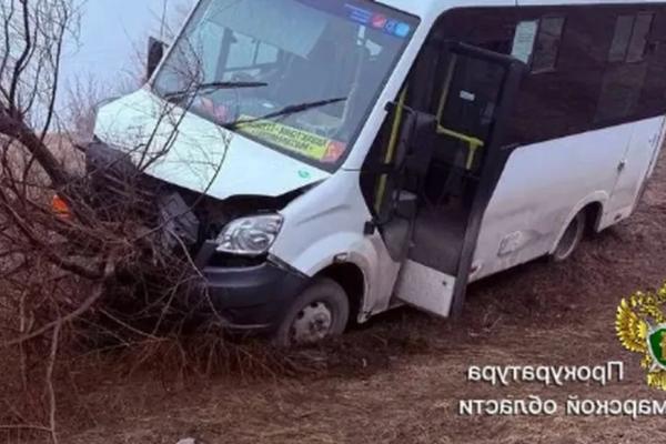 В Самарской области рейсовый автобус съехал в кювет: идет проверка прокуратуры
