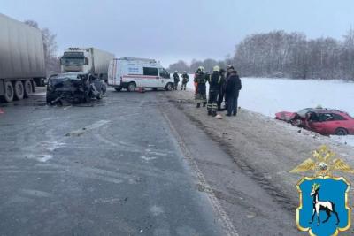 В массовом ДТП на трассе М-5 «Урал» под Самарой 29 декабря погибли три человека