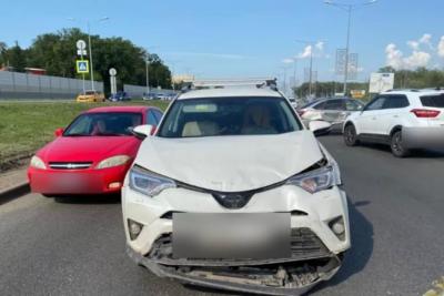 11 июля в Самаре на Московском шоссе произошло ДТП с участием 3 автомобилей