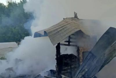 В Сызранском районе при пожаре в частном доме погиб один человек
