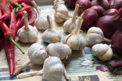 Забыла про сморщенный и высохший чеснок: один продукт с кухни сохраняет его свежим до весны
