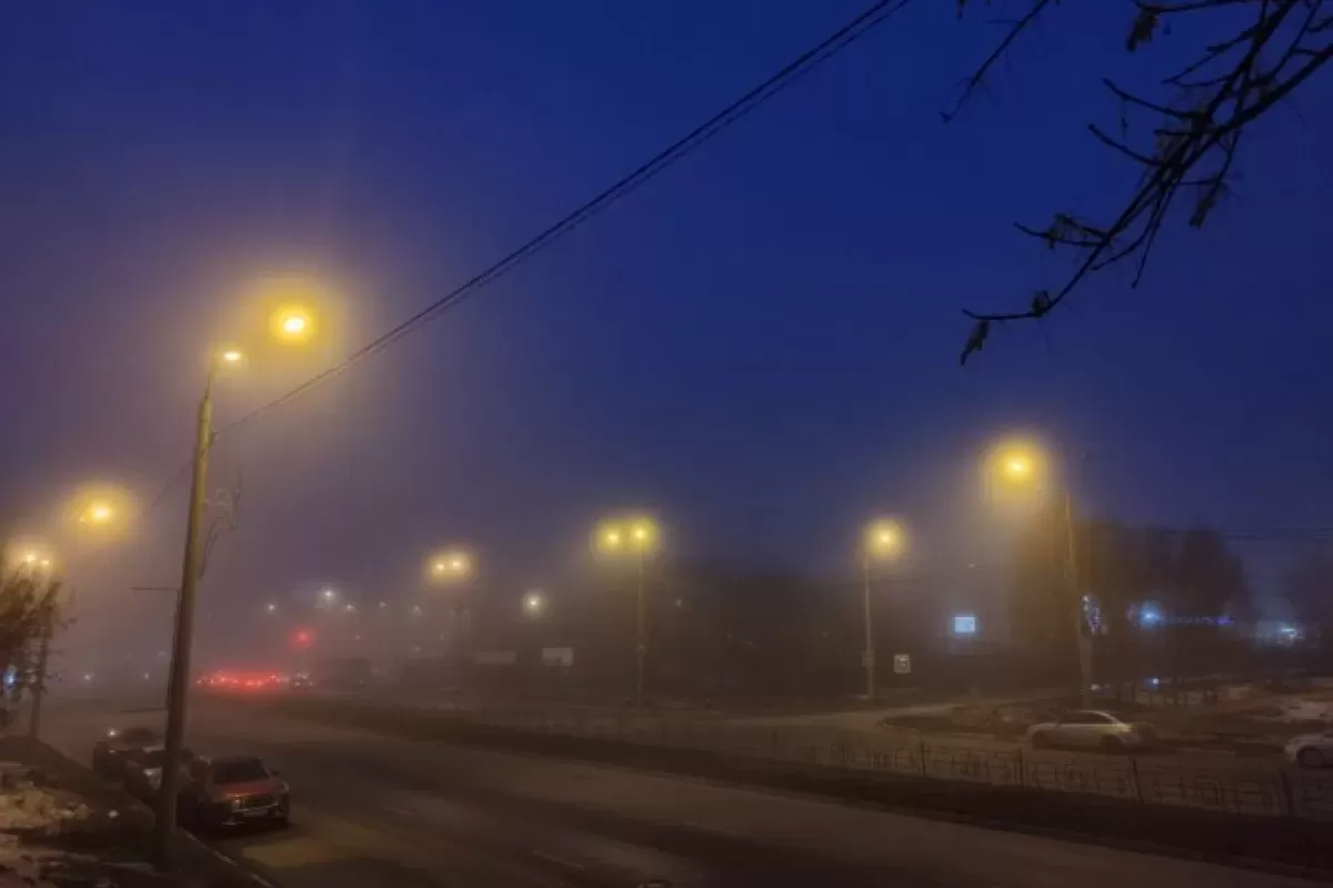 Из-за тумана в Самарской области объявили желтый уровень опасности