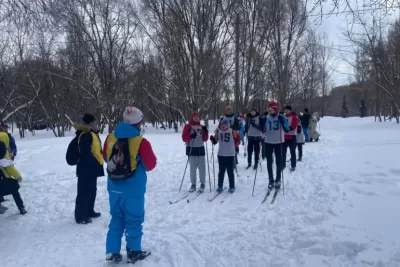 В Самаре проходит первенство Промышленного района по лыжным гонкам