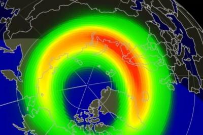 В регионах России возможны полярные сияния из-за сильной магнитной бури