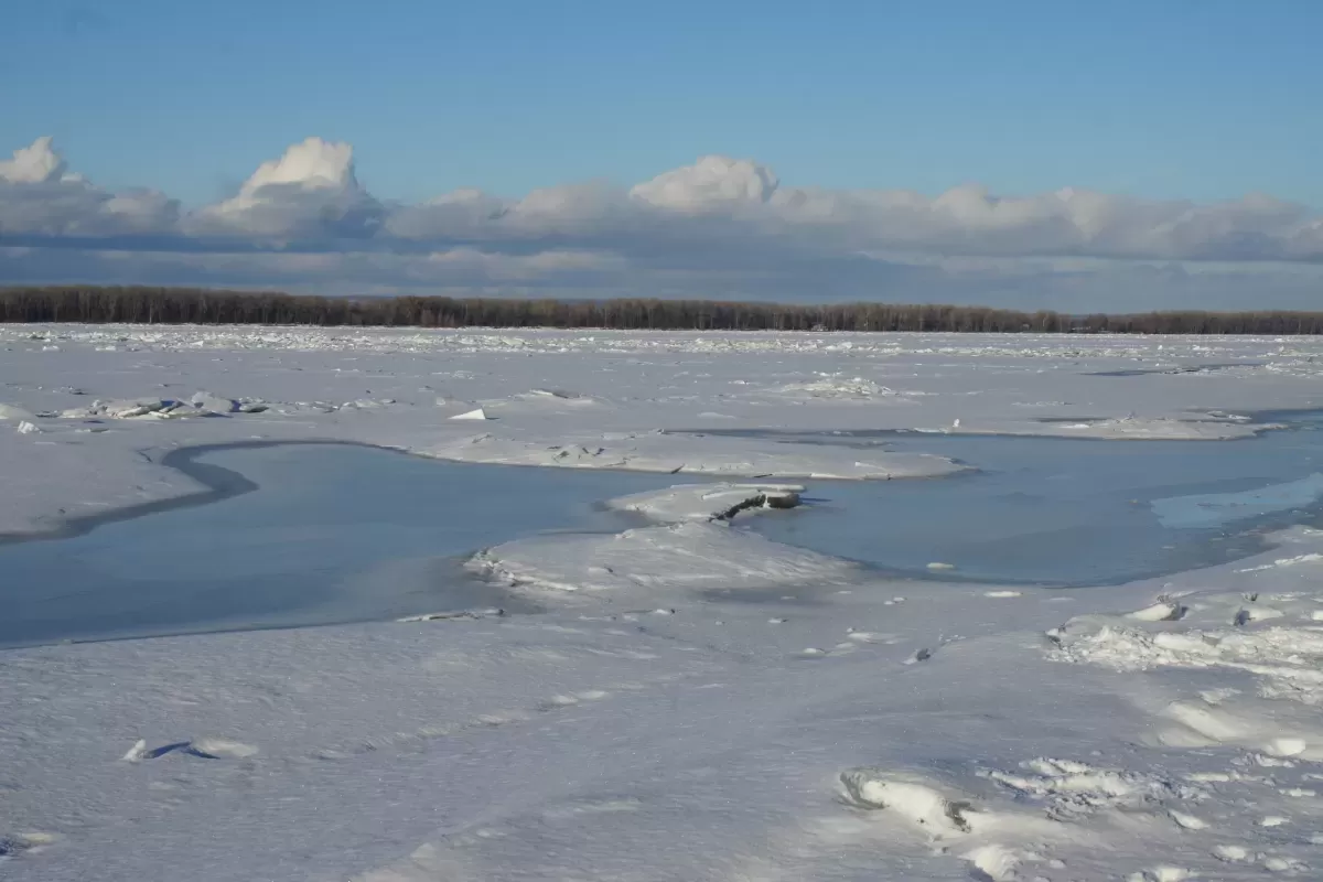 Самый толстый лед зафиксирован на правом берегу Волги в Сызрани