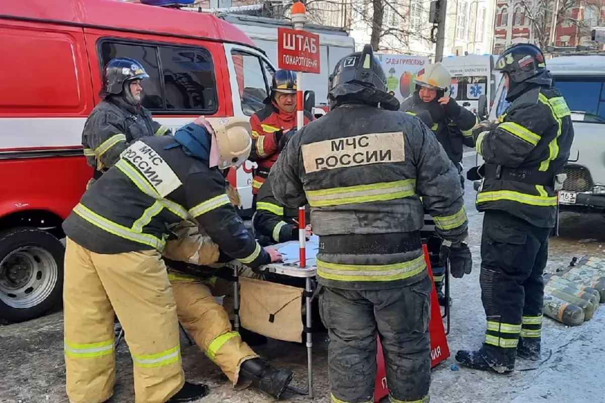 Самарские пожарные спасли пенсионерку