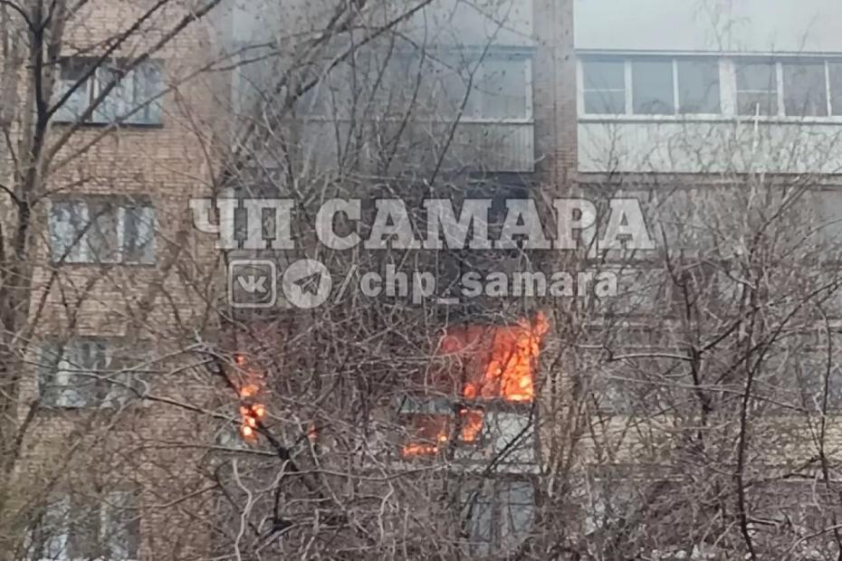 В Самаре при пожаре в доме на Стара-Загоре пострадала девушка