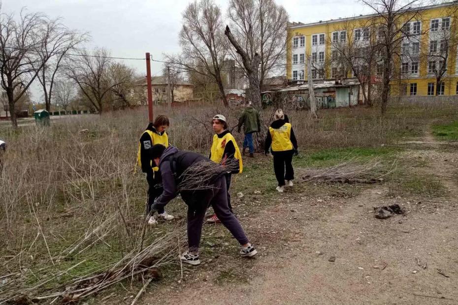 В Самарском районе привели в порядок сквер на Хлебной площади