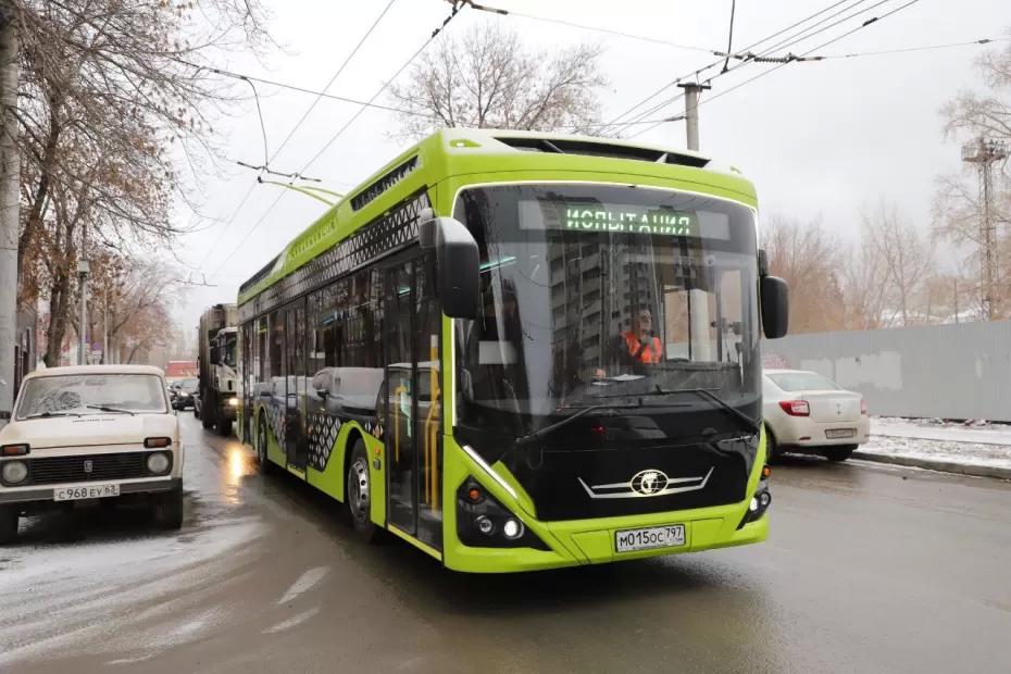 Новый электробус «Генерал» вышел на обкатку в Самаре