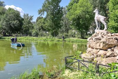 В Самаре продолжат расчищать озеро в сквере «Родничок надежды»