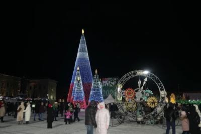 Как отпраздновали Новый год на площади Куйбышева в Самаре