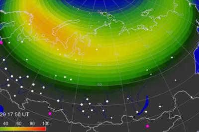 Жители Самарской области увидят в небе полярное сияние в ночь на 21 января