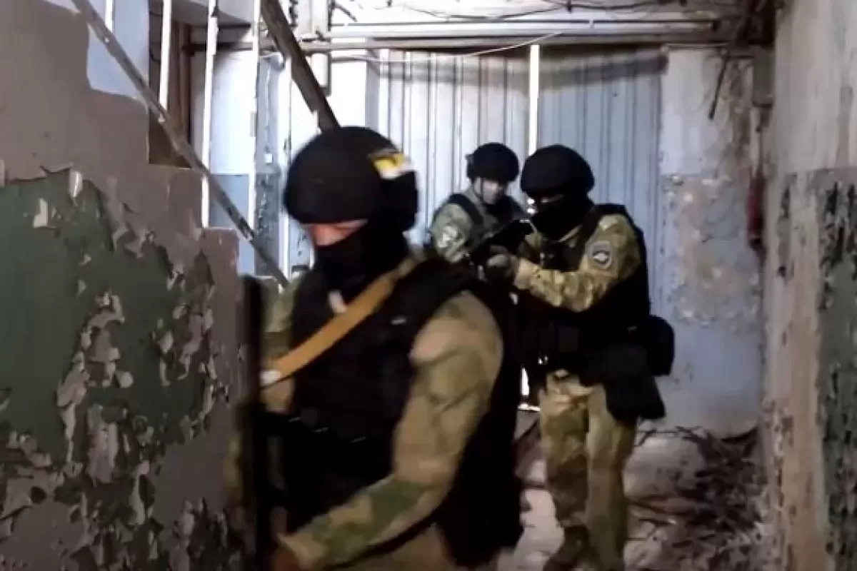 Видео из аэропорта «Курумоч», где был условно введен режим контртеррористической операции
