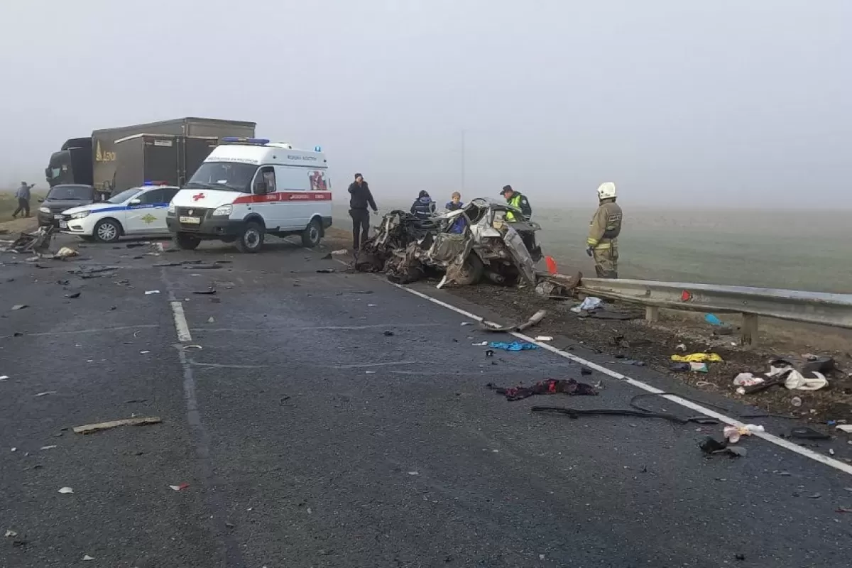 В Самарской области в массовой аварии на М-5 погибли два человека