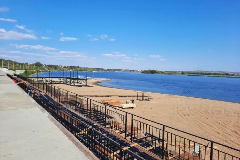 Новый сызранский пляж «Мельница» по ночам будет видно издалека