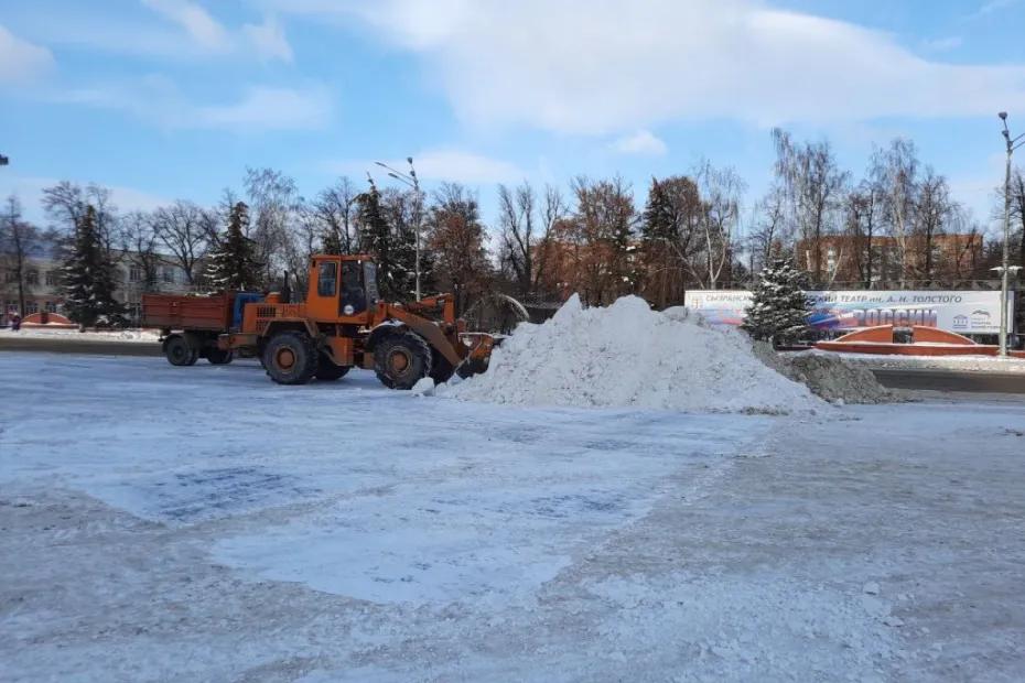Из Сызрани вывезли 1 900 кубометров снега: у властей есть вопросы к ряду управляющих компаний