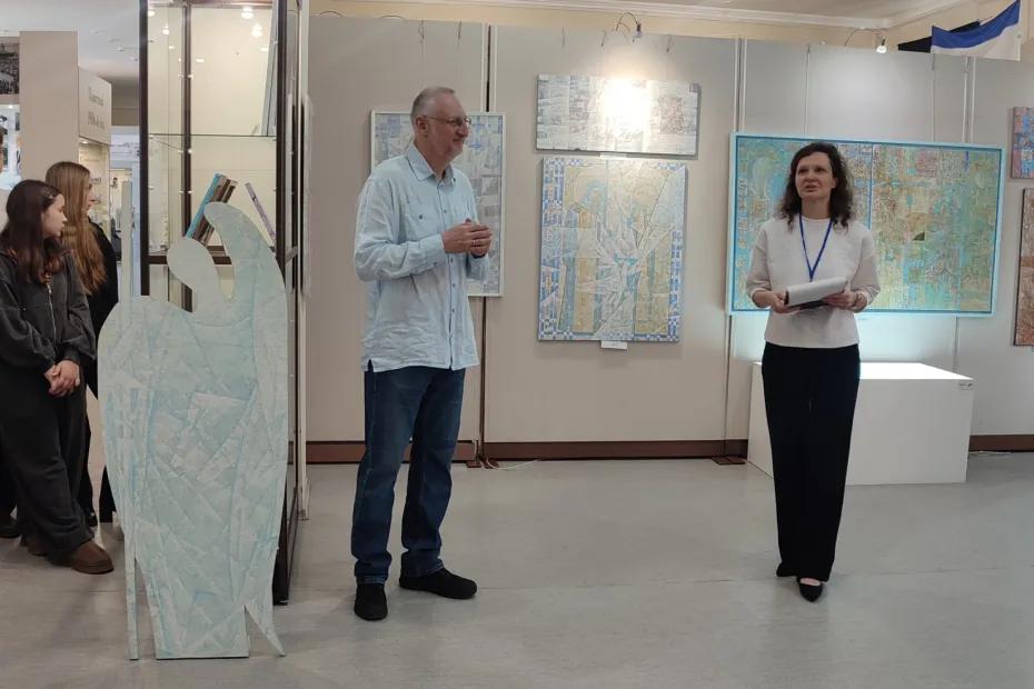 Иногда приходится заштриховывать грустную краску: художник Скобеев раскрыл секреты на открытии выставки в Сызрани