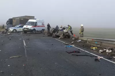 В Самарской области в массовой аварии на М-5 погибли два человека