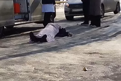 На сызранской улице лежит мертвый мужчина