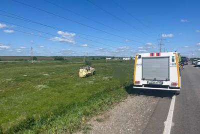 Сегодня утром под Сызранью за рулем фургона погиб молодой человек: фото
