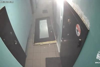 Оставшаяся в одиночестве собака взорвала квартиру - видео