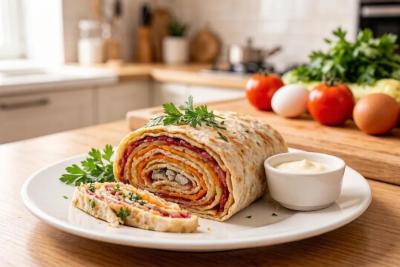 Готовим рулет из лаваша &laquo;Сельдь в шубке&raquo;: стильная и вкусная альтернатива надоевшей классике