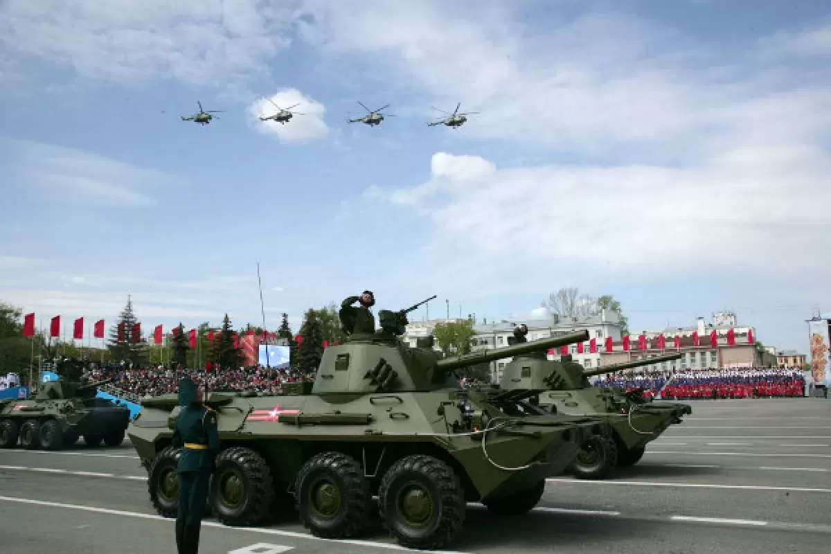 Военный парад состоится на площади Куйбышева в Самаре в День Победы 9 мая