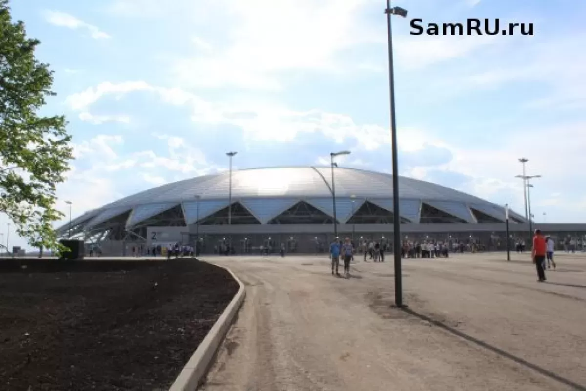 На матче «Крыльев» в Самаре побывали эвакуированные дети из Белгородской области