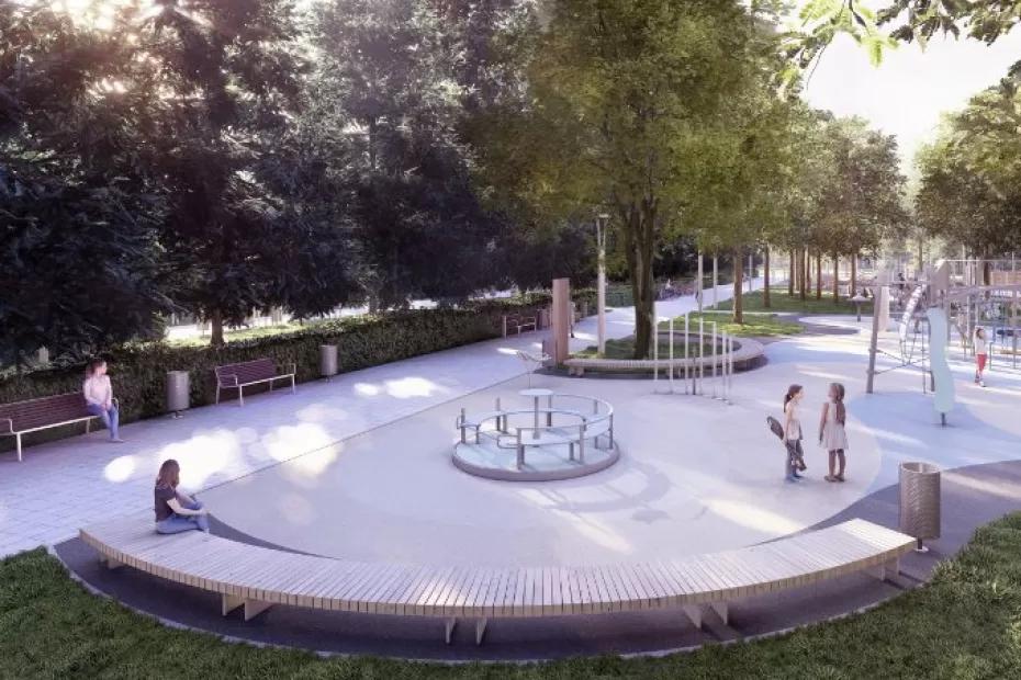 Сквер «Голубые ели» планируется благоустроить в Новокуйбышевске в 2026 году