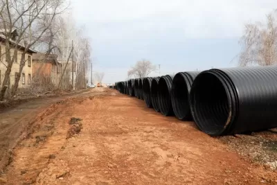 Перекладку коллектора на улице Реактивной в Самаре планируют завершить до 31 мая