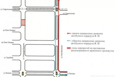 Схему движения автобуса №38 в Самаре изменили из-за работ на улице Матросова