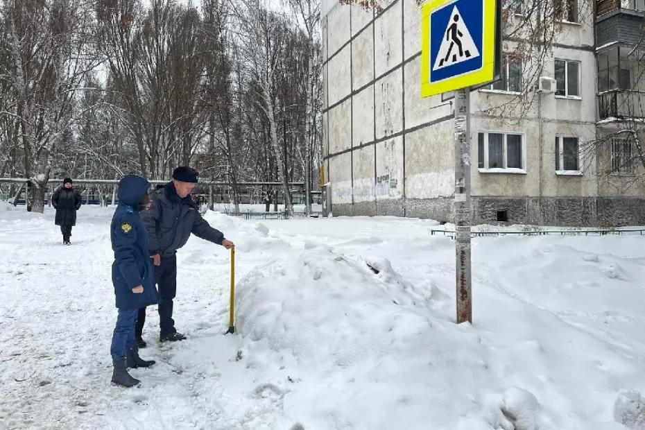 Прокуратура Самары выявила многочисленные нарушения при уборке снега в Красноглинском районе