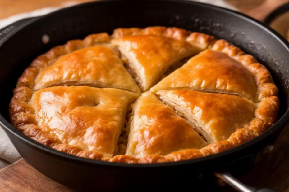Пирог за 10 минут! Этот быстрый рецепт выручит вас всегда: ленивая ачма на сковороде