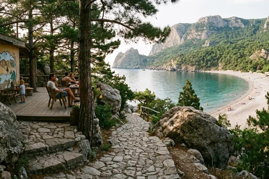 Уютный поселок на южном берегу Крыма, о котором не знают туристы. Здесь отдыхают только местные