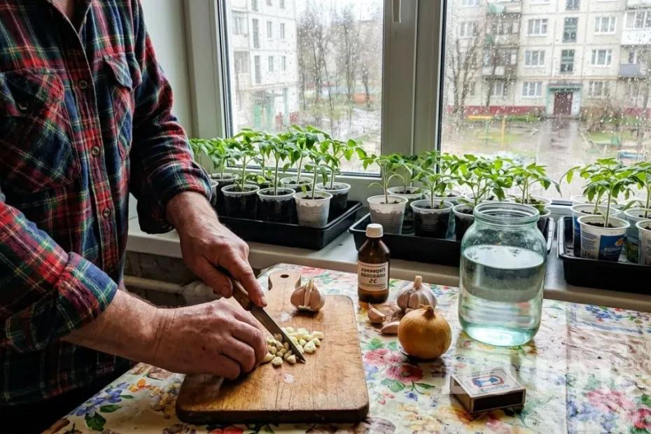 Забудьте про обычный полив: этот доступный раствор заставит хилую рассаду томатов расти как на дрожжах