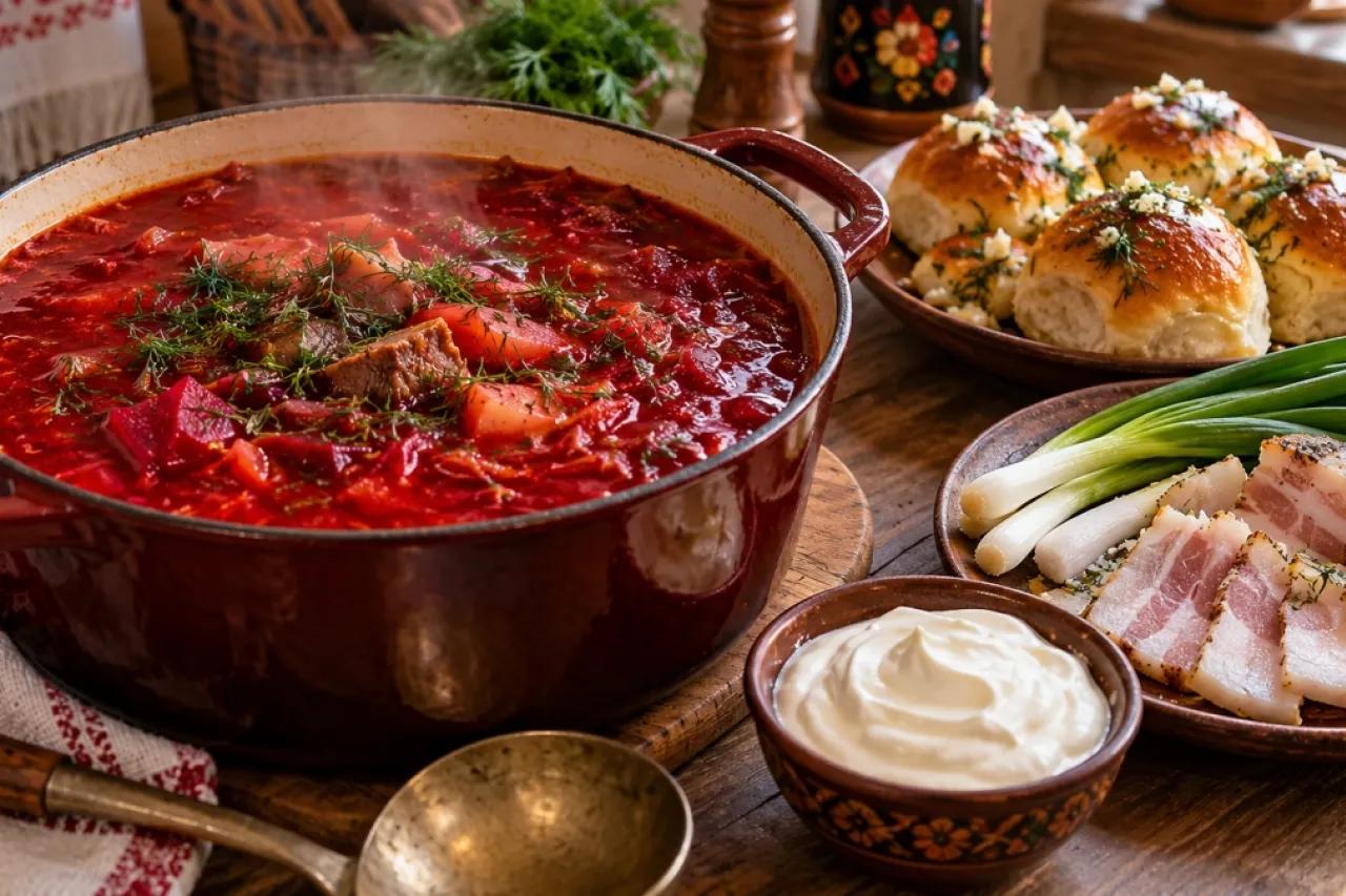 Борщ больше не закисляю уксусом: добавляю другой продукт - свёкла остаётся яркой, а вкус получается мягче
