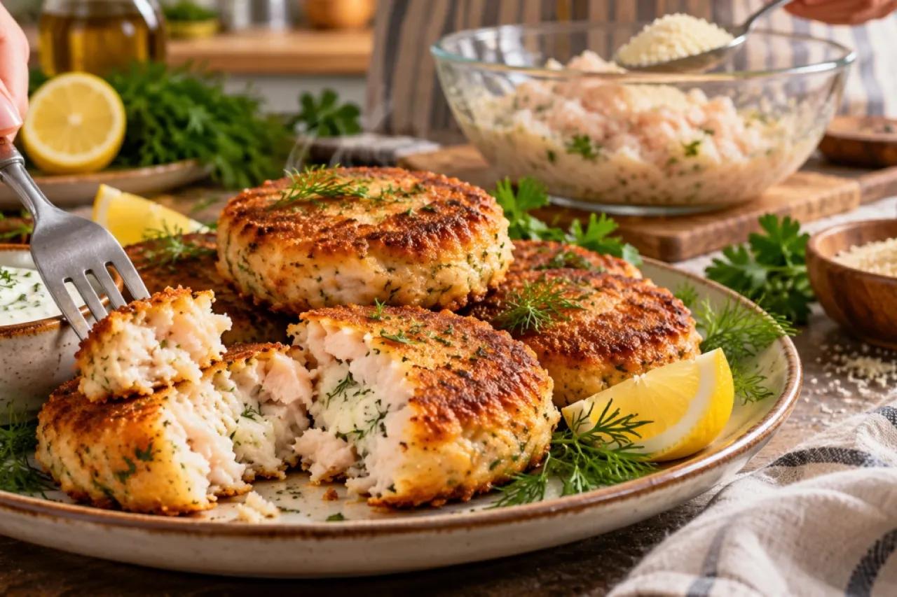 Рыбные котлеты теперь готовлю чаще мясных: 1 ложка в дешёвый фарш - и от рыбного запаха не остаётся следа, а текстура нежная, как суфле
