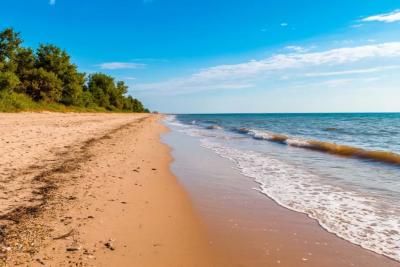 Реальная обстановка на пляжах Азовского моря. Толпы народа, чебуреки, кукуруза и нашествие полчищ медуз