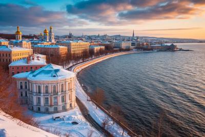 Побывали на царском курорте России: камерный, игрушечный, старинный, европейский, морской городок - идеален для туризма даже зимой