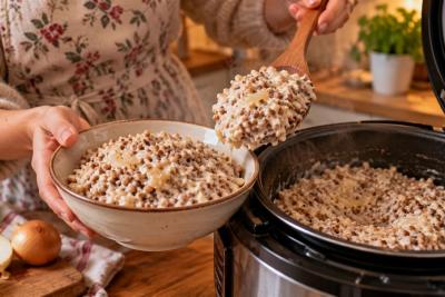 Гречке нужны не масло и специи, а 150 г этого продукта: готовлю &laquo;Птичье молоко&raquo; - нежнее каши, вкуснее любого гарнира