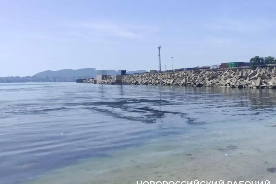 В море в Восточном районе Новороссийска обнаружена матовая серая пленка В море в Восточном районе Новороссийска обнаружена матовая серая пленка